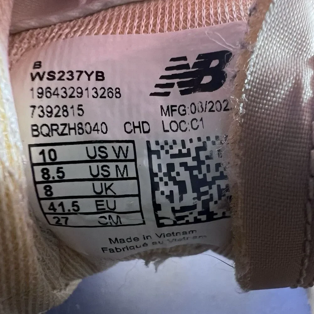 New Balance 237 Lace Up Athletic Running Shoes Sneakers Women's Size 10 - Picture 9 of 9